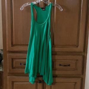 Green tunic top